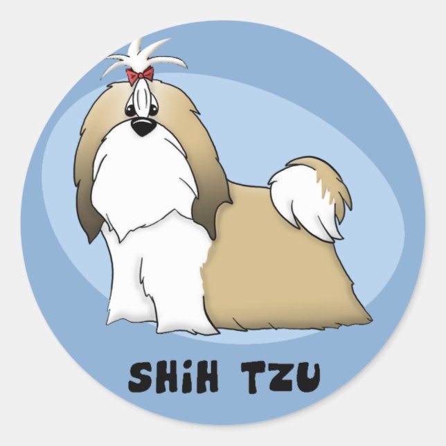 Shih Tzu Stickers (Front)
