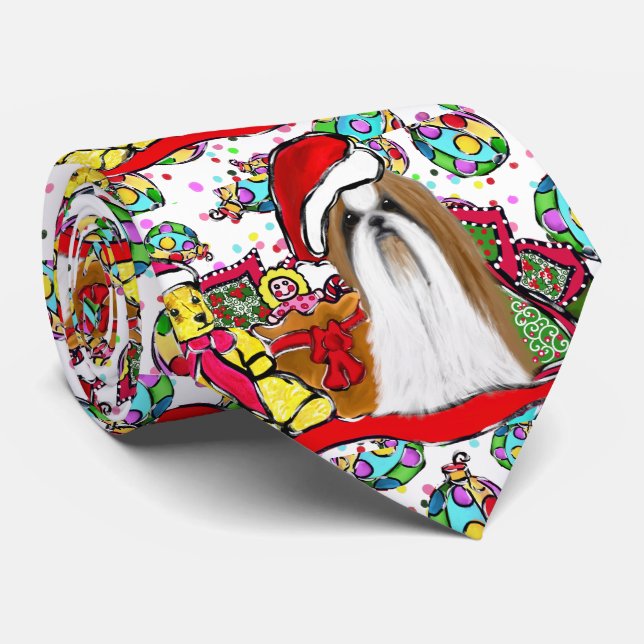 Shih Tzu Tie (Rolled)