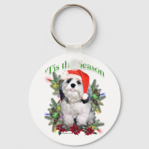 Shih Tzu 'Tis the Season Keychain