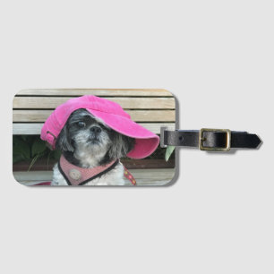 Shih Tzu Tramp Luggage Tag