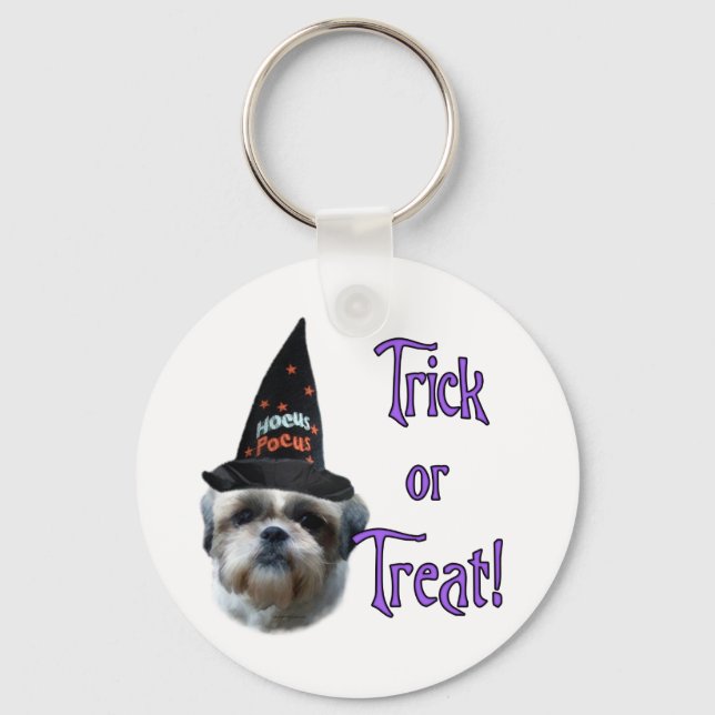 Shih Tzu Trick Key Ring (Front)
