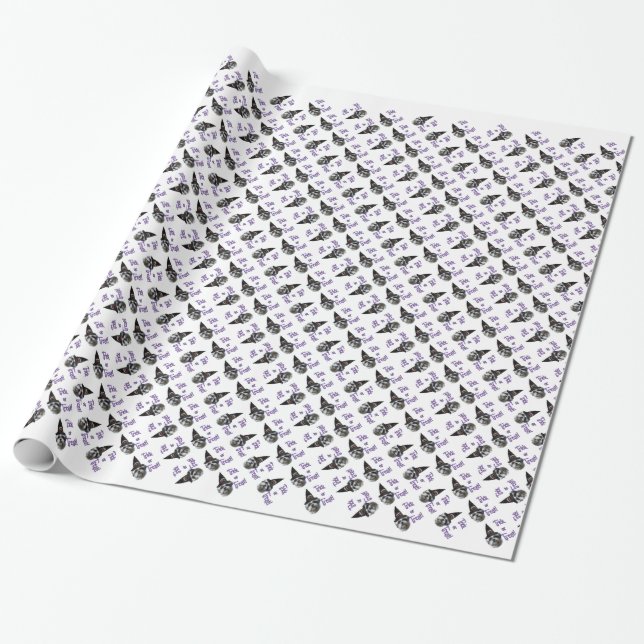 Shih Tzu Trick Wrapping Paper (Unrolled)