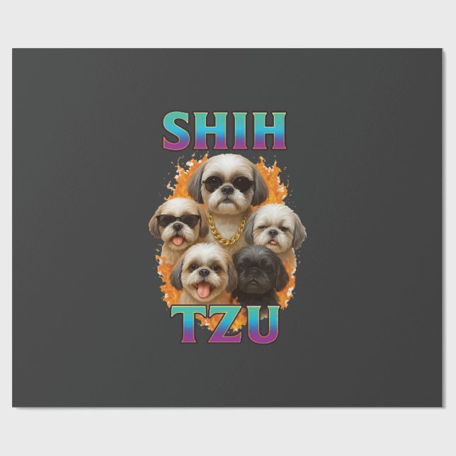Shih Tzu  Wrapping Paper (Flat)