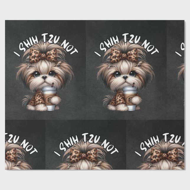 Shih Tzu Wrapping Paper (Flat)