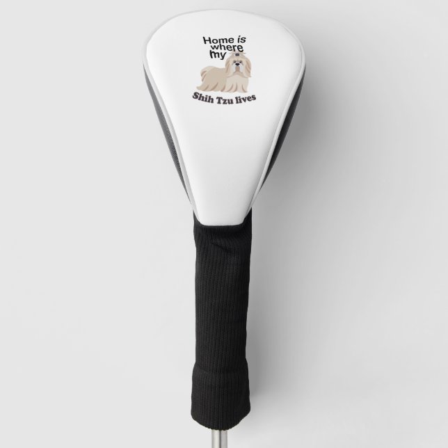 Shih Tzy Home Golf Head Cover (Front)