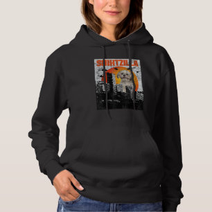 Shihtzilla - Shih Tzu Lover Animal Lover Dog Train Hoodie