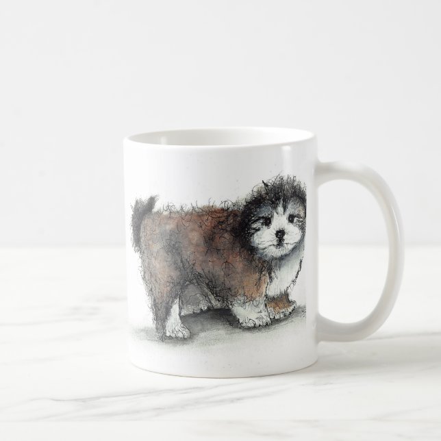 Shihtzu Puppy Dog, Pet Coffee Mug (Right)