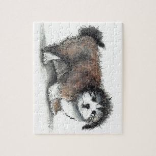 Shihtzu Puppy Dog, Pet Jigsaw Puzzle