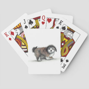 Shihtzu Puppy Dog, Pet Playing Cards