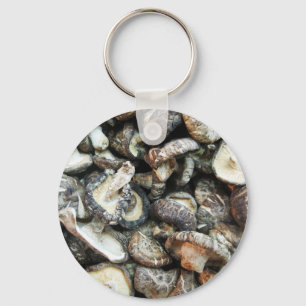 Shiitake Mushrooms Key Ring