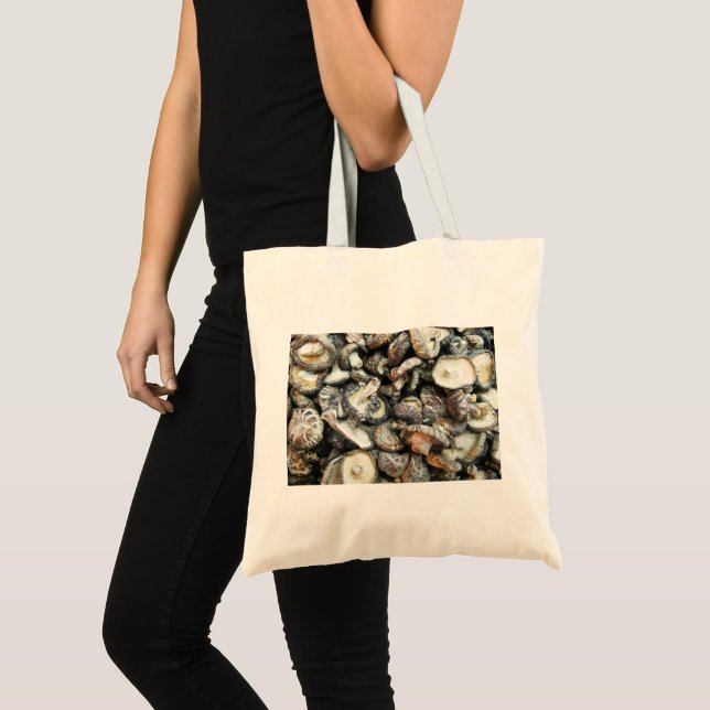 Shiitake Mushrooms Tote Bag (Front (Product))
