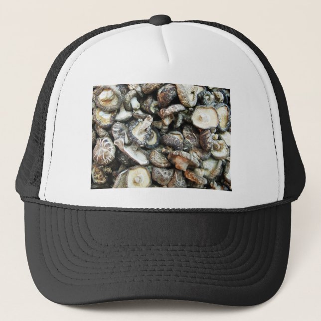 Shiitake Mushrooms Trucker Hat (Front)
