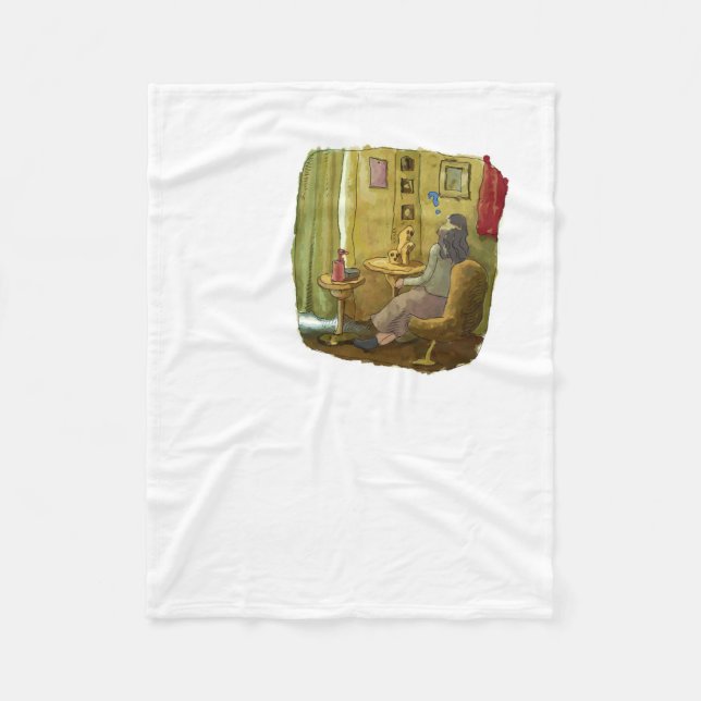 Shiji Sakuni Fleece Blanket (Front)