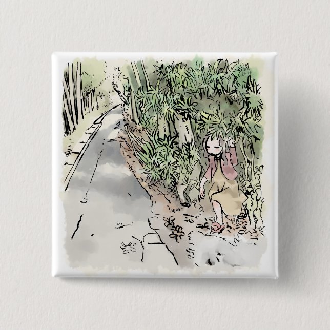 Shijie 15 Cm Square Badge (Front)