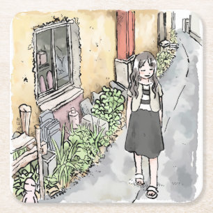 Shijiji Square Paper Coaster