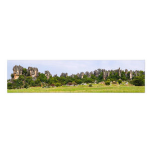 Shilin pinnacles Stone forest - Yunnan,China,Asia Photo Print