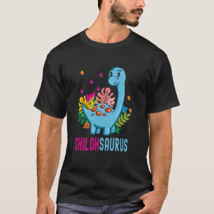SHILOHSAURUS Personalised Name Shiloh Dino Dinosau T-Shirt