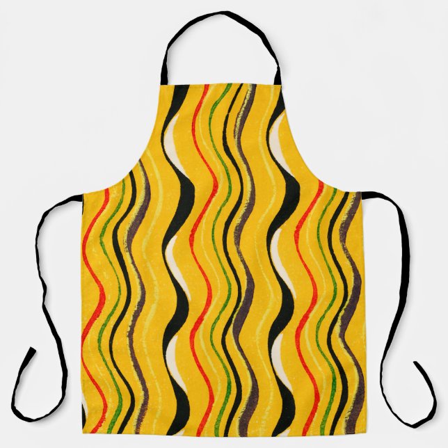 Shima-Shima, colourful pattern, Apron (Front)