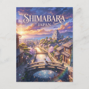 Shimabara, Japan Postcard