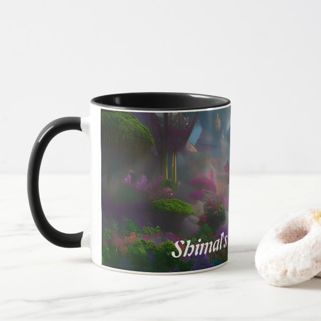Shimal's Morning Tea Personalised Customisable Mug (With Donut)