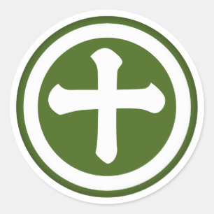Shimazu Clan Kamon Classic Round Sticker