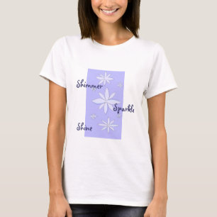 Shimmer And Sparkle Snowflakes T-Shirt