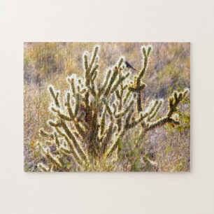 Shimmer Cactus Nevada. Jigsaw Puzzle
