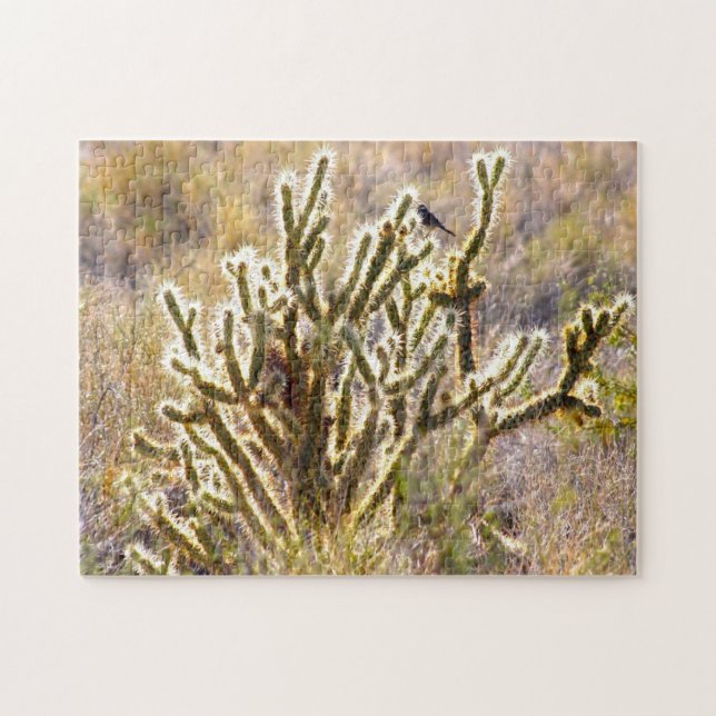 Shimmer Cactus Nevada. Jigsaw Puzzle (Horizontal)