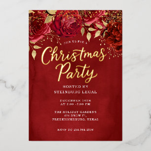 Shimmer Floral Office Corporate Christmas Party