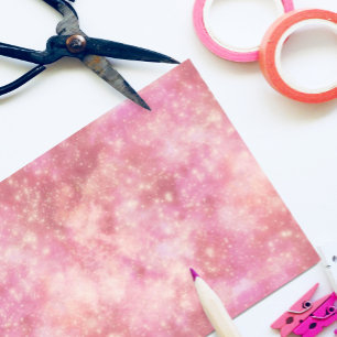 Shimmer Galaxy pink  Tissue Paper