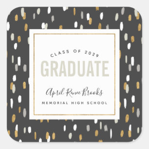 Shimmer Personalised Graduation Stickers