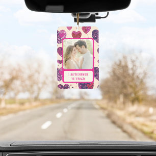 Shimmer Purple Heart When You're Hangry Car Air Freshener