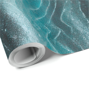Shimmer Texture Glitter Gold Pattern Wrapping Paper