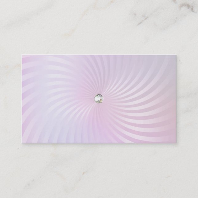 Shimmer Twirl Business Card (Front)