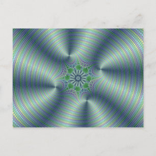 Shimmerine - Fractal Art Postcard