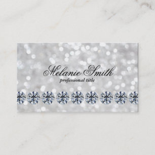 Shimmering 3   Diamonds Business Card