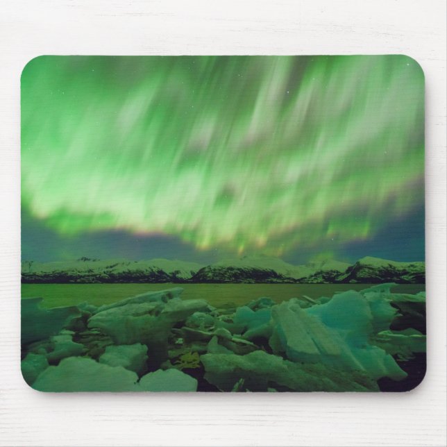 Shimmering Aurora Mouse Pad (Front)