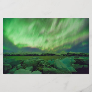 Shimmering Aurora Stationery