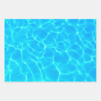 Shimmering Blue Pool Water Reflections Photo