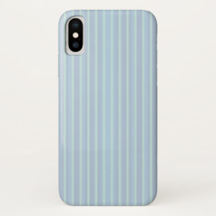 Shimmering Blue Striped Case-Mate iPhone X Case