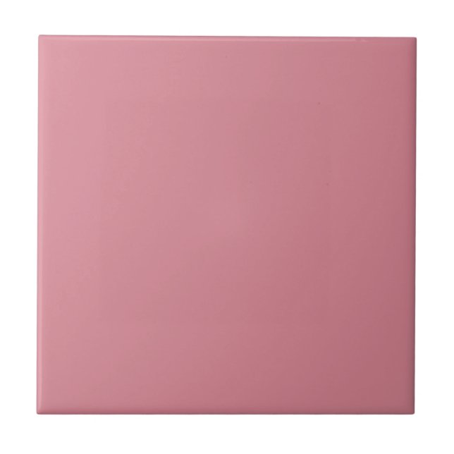 Shimmering Blush Solid Colour Ceramic Tile (Front)