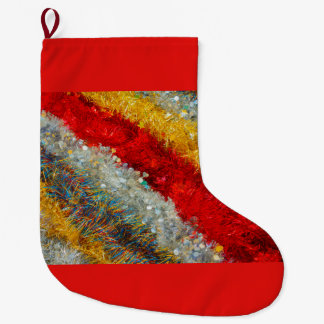 shimmering christmas wires on Christmas Stocking