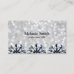 Shimmering   Diamonds Business Card