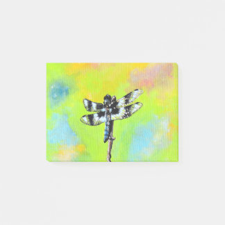 Shimmering Dragonfly Painting Post-it Notes