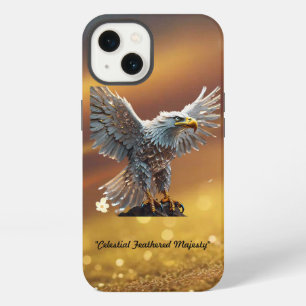 "Shimmering Eagle’s Grand Pose" iPhone 13 Case