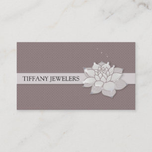 Shimmering Flower Business Card