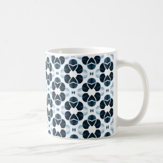 Shimmering Glam Mug, Midnight Blue Coffee Mug (Right)