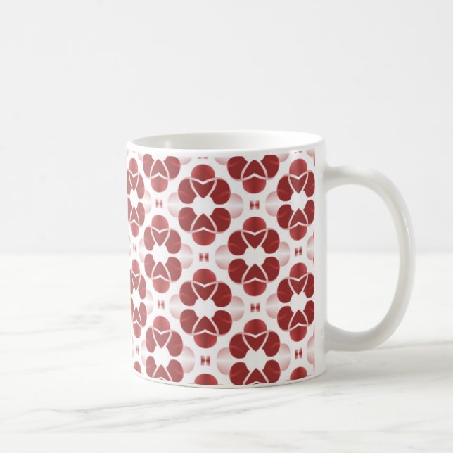 Shimmering Glam Mug, Red Coffee Mug (Right)