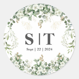 Shimmering Leaves: Personalised Botanical Sticker