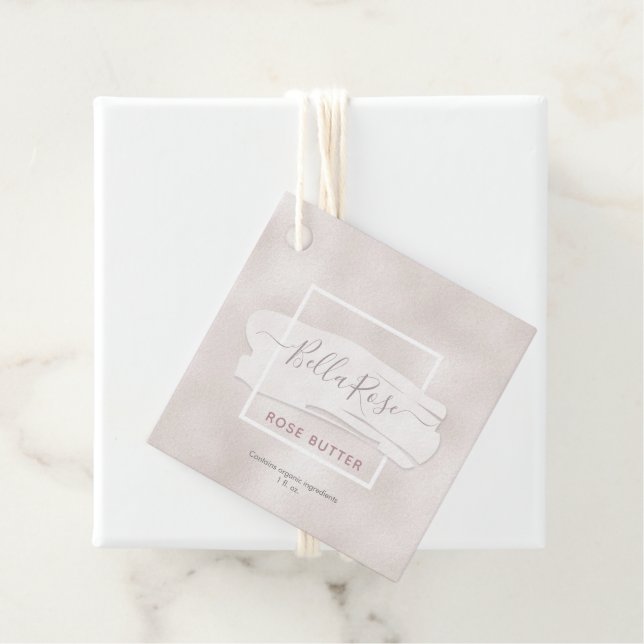 Shimmering Pearl Hang Tags (In Situ)